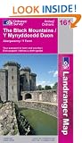 The Black Mountains: Y Mynyddoedd Duon (Landranger Maps)
