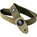 U.S. Blues Guitar Strap with Suede Ends - Tan