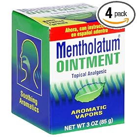Mentholatum Ointment, 3-Ounce (85 g) (Pack of 4)