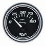 Equus 7234 Oil Pressure Gauge - Black