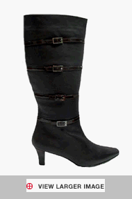 Jerry Extra Wide Calf Boot Black or Brown