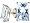 3.00 cts Genuine 8x6 Emerald Cut Aquamarine Earrings in 14k White Gold