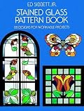 Stained Glass Pattern Book: 88 Designs for Workable Projects (Dover Pictorial Archives)