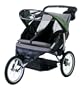 InStep Ultra Runner 2 Double Jogging Stroller (Green/Lt Gray/Black)