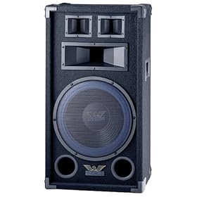 Jensen JP1500 Power Station 15" 500-Watt 3-Way Bass Reflex Floor-Standing Speaker