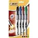 BIC Z4+ Needle Point Roller Pen, Extra Fine Point 0.5 mm, Assorted, 24 Pens