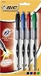 BIC Z4+ Needle Point Roller Pen, Extra Fine Point 0.5 mm, Assorted, 24 Pens