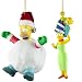 Set of 2 The Simpsons Marge & Homer Christmas Ornaments Image