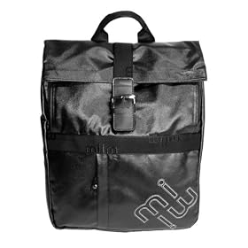 Casual Buckle Laptop Compartment Backpack (Black) for the Apple MacBook Air 13.3-inch Laptop