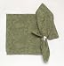 Durable Hand Woven Jacquard 100% Cotton Olive Napkins 22x22 Inches Set of 12