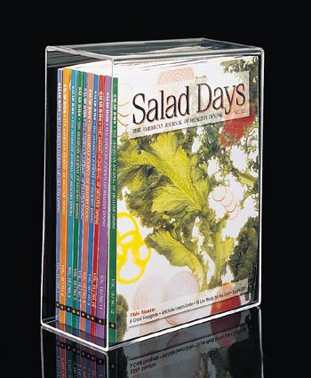 Acrylic Magazine Holder Clear 12H x 8-7 8W x 4-3 4D