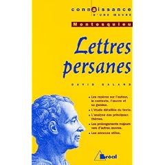 Lettres persanes, Montesquieu
