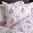 Pink Dots Flannel Sheet Set