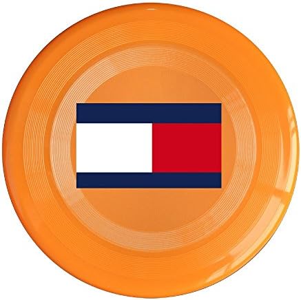 Shimile10 New Design 150g Orange Toy Hilfiger Logo Frisbee Disc