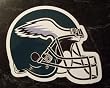 Philadelphia Eagles Helmet Logo NFL Car Magnet
