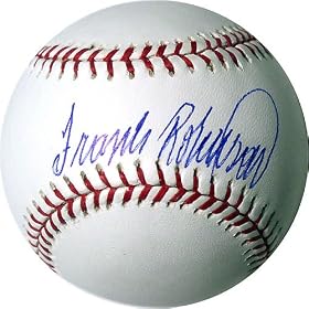 Frank Robinson "NL AL MVP" Autographed / Signed Baseball (Steiner)