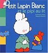 Petit lapin blanc et le pipi au lit
