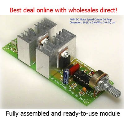 Electronic DC Motor Speed Controller Device Modulator 30 Ampere LX066