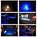 LEDpartsNow Interior LED Lights Replacement for 2011-2014 Dodge Charger Accessories Package Kit (16 Bulbs), BLUE