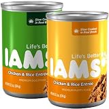 Iams ProActive Health Savory Dinner With Meaty Beef and Rice Canned Dog Food