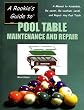 A Rookie's Guide to Pool Table Maintenance and Repair