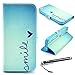 iPhone 5C Case, Speedtek Smile Pattern Premium PU Leather Wallet Flip Protective Skin Case with Magnetic Closure for Apple iPhone 5C (2013) (Built-in Credit Card/ID Card Slot)