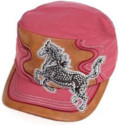Western Cowgirl Bling Rhinestone Horse Cap Hat (Nantucket)