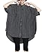 ELLAZHU Women Loose Black&White Stripe Bat-wings Blouse GA276
