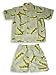 Coconut Pier - Boys 2-Piece Cabana Set, Grey, Green