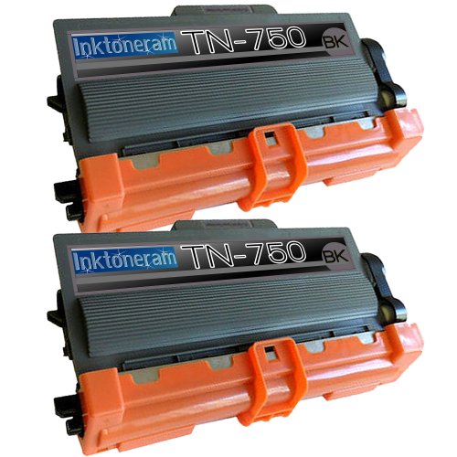 2 New Remanufactured TN750 Brother TN-750 Toner Cartridge On Sale
