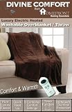 from HOMEFRONT PRODUCTS Homefront Pure Luxury Soft Washable Electric Heated Chocolate Throw (160 x 130 cms) Model ACHHT01