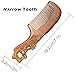 Xuanli Wood Combs Natural Green Sandalwood Combs Handmade Combs For Hair No Static M002