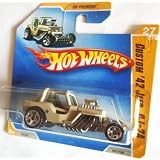 2009 Hot Wheels Beige Khaki CUSTOM '42 JEEP CJ-2A #27 166, HW Premiere #27 42 (Short... by Hot Wheels