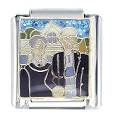 Pugster American Gothic Painting Italian Charms