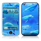 Swimming Dolphins Design Protector Skin Decal Sticker for Apple 3G iPhone / iPhone 3GS 3G S