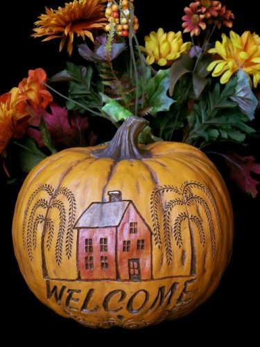 Harvest Pumpkin Welcome