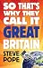 So That's Why They Call it Great Britain: How One Tiny Country Gave So Much to the World