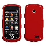MyBat Samsung Solstice II Phone Protector Cover - Solid Flaming Red