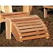 Deluxe Adirondack Ottoman