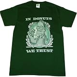  : Simpsons Homer In Donuts We Trust Mens T-Shirt