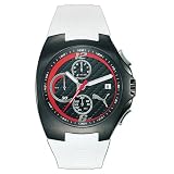Puma Men's Gear Chronograph White Rubber Watch #PU130F5A0213.933