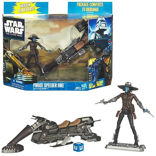 Star Wars The Clone Wars Pirate Speeder Bike with Cad Bane