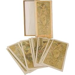 The Art of Alphonse Mucha Boxed Cards - 16 notecards Envelopes