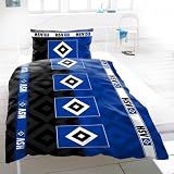 HSV / Hamburger SV Bettwäsche Linon Kinder 'Hell / Dunkel'