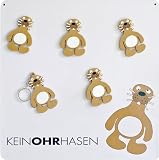 MMmedia 45 - Keinohrhasen Magnettafel mit 4 Magneten und 1 Schluesselanhaenger