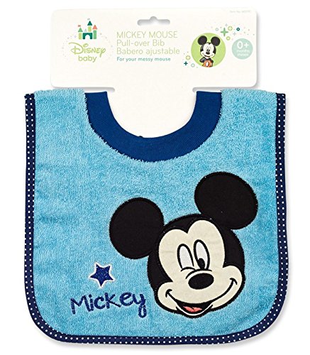 Mickey Mouse Terrycloth Pullover Baby Bib