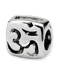 Sterling Silver Reflections Om Symbol Bead (4mm Diameter Hole)
