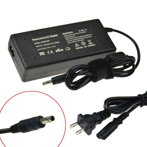 Brand New Laptop AC Adapter/Power Supply/Charger+US Power Cord for HP Pavilion DV4000 DV4100 DV4200 DV4300 DV4400 DV6000 DV8000 DV9000 Series; HP Pavilion ZT3000 ZT3100 ZT3200 ZT3300 ZT3400 Series; HP Compaq EVO N1000 N1000C N1000V N1005V N1015 N1015v N10