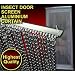 Professional Quality Aluminium Insect Door Screen Curtain Chain W 39 L 78 