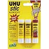 UHU stic - Paquet 2 b�tons de colle stic + 1 b�ton de colle stic Magic, sans solvant